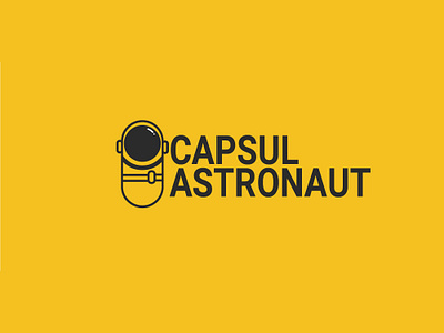 Capsul Astronaut branding design dribble designs graphic design illustration logo vector