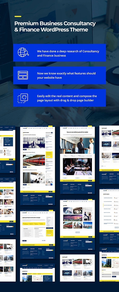 Consulting - Business, Finance WordPress Theme website template