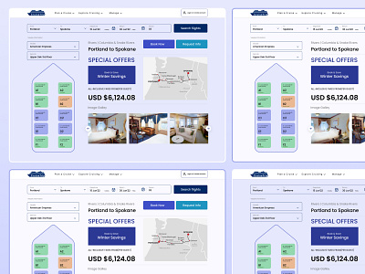 Cruise Ship Booking platform adventure app app design application booking branding cruise ship booking platform sailing ship ship cruise software travel uiux vacation vessel website yacht