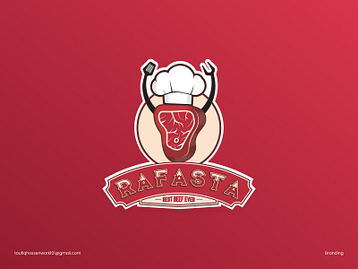 Mascot Logo Design For A Restaurant - Branding app branding design flat graphic design illustration illustrator logo ty typography vector