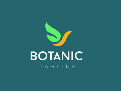 BOTANIC LOGO branding design graphic design illustration letter logo logo typography vector