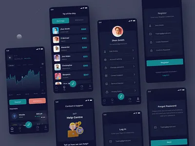 Trading Mobile App app design blockchain branding cleanui crypto trading darkui design dgpro dgprostudio exchange financial app illustration investment jahidjaykar mobile ui trading trendyui ui2023 uidesign uidesigntrend