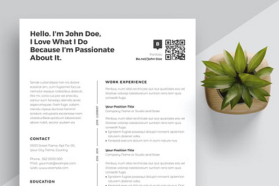 Minimalistic Resume clean clean resume cover letter creative resume curriculum vitae cv cv template free cv free cv template free resume free resume template minimal resume modern cv modern resume professional resume resume resume clean resume cv resume design resume template