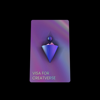 Exclusive Pass x Creatverse 3d 3d nft card. 3d nft cards access pass creativeprocess crypto design illustration logo ui