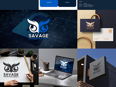 SAVAGE PROTECTION AGENCY LOGO & BRANDING app branding design graphic design icon illustration logo packaging pouch typography vector