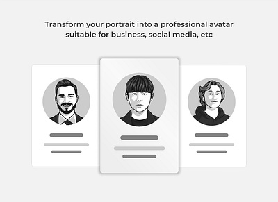 Professional Avatar avatar business fiverr line minimalist social media vector