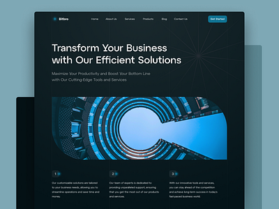 FinTech Company website design fintech inspiration minimal ui web website