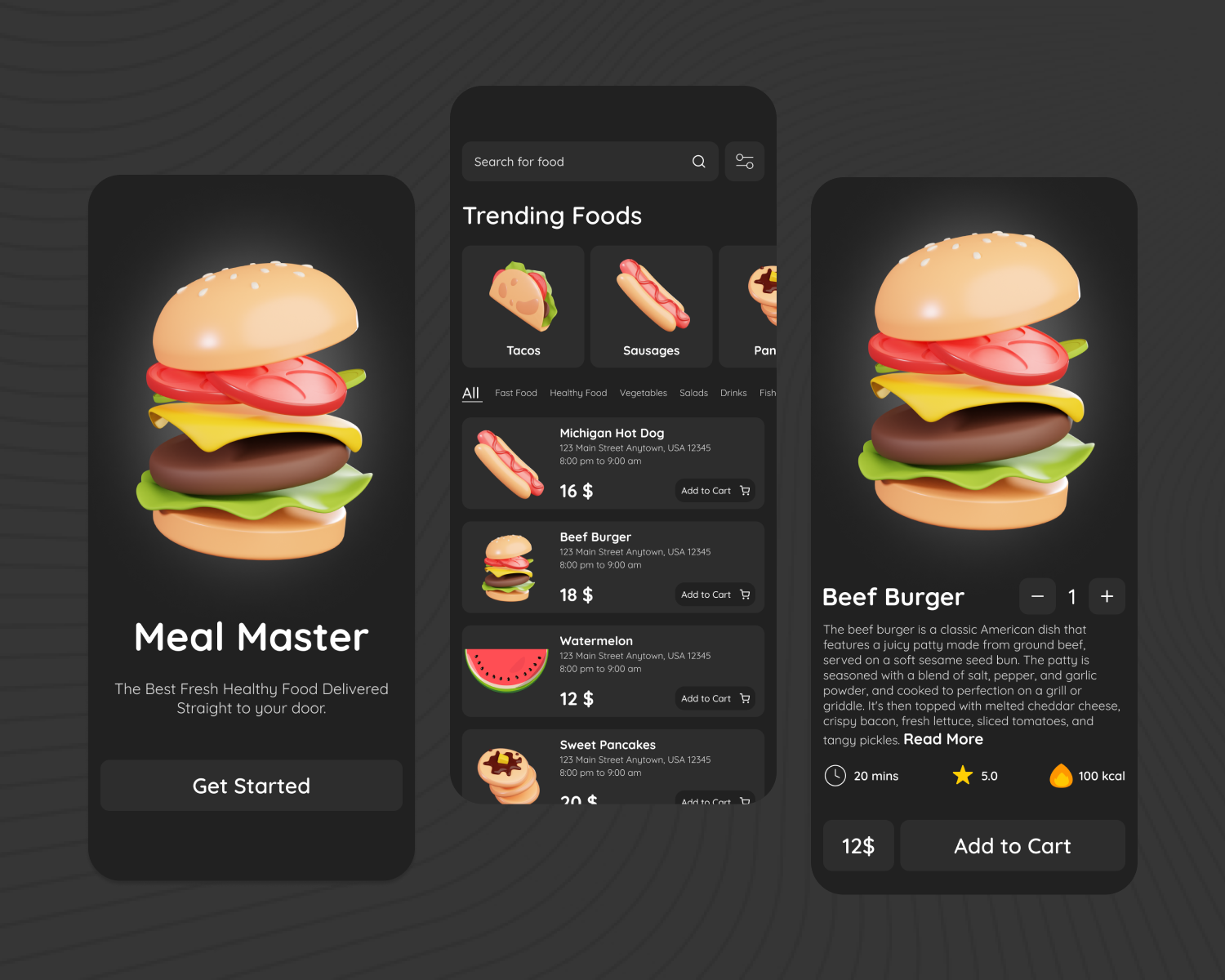 Food App : Meal Master by Izhan Jamil on Dribbble