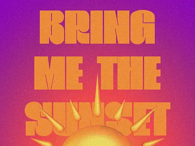 Sun is happiness🌞 3d design gold goldenhour graphic design illustration illustrator purple summer sun typography vector yellow