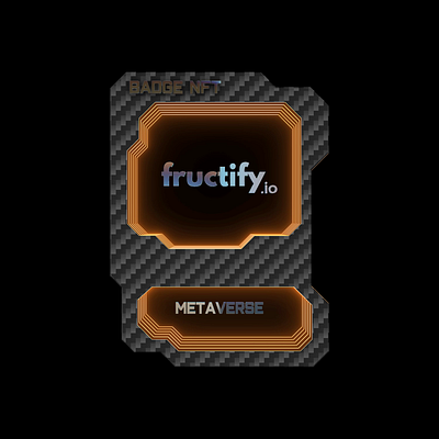 NFT Design x Fructify.io 3d 3d nft card. 3d nft cards access pass creativeprocess crypto design illustration logo ui