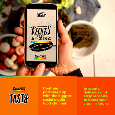 Centrum + Tasty Content art director campaign content design social media