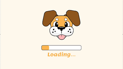 Dog Loading Animation animation dog