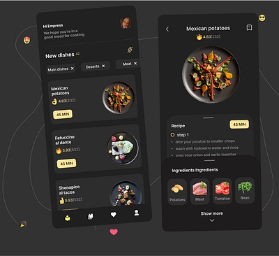 Recipe mobile app