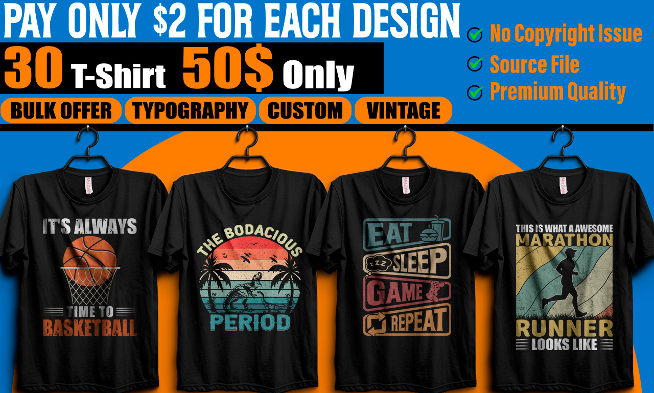 Custom Tshirt Designs by Hd Hamidul Islam [ID 4491208] on Dribbble