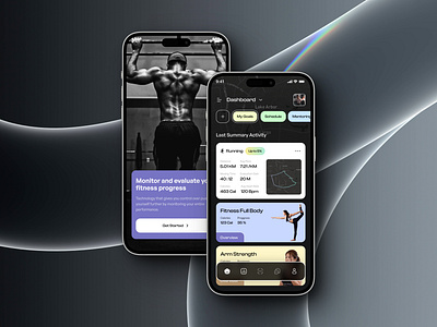 WorkoutX - App Design app design branding darkmode design figma futuristic graphic design gym app illustration logo minimal product deisgn ui vector website workout app