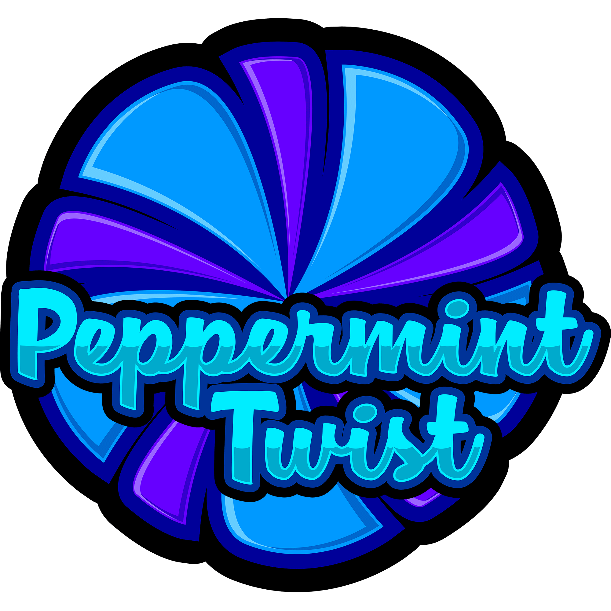 Gaming Org- Team Logo Peppermint Twist branding design illustration logo vector
