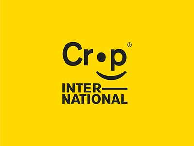 Crop International Alternative Version Logo Lookup!! branding design graphic design icon logo typography vector