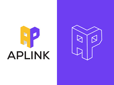 APLINK logo abstract logo branding creative logo design illustration logo logo designer modern logo ui vector