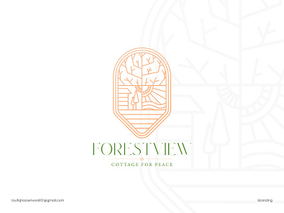 Forestview - Branding branding design graphic design illustration logo typography vector