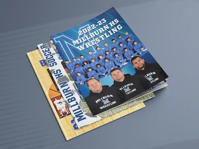 High School Sports Yearbooks branding catalog design graphic design logo magazine print