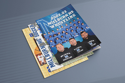 High School Sports Yearbooks branding catalog design graphic design logo magazine print