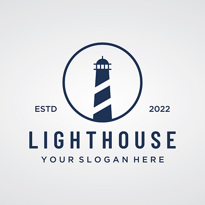 Light house logo branding design graphic design illustration light house logo logo vector