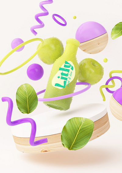 Litly - Drink and Love branding design graphic design logo product typography