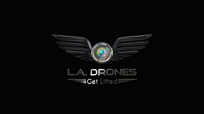 LOGO ANIMATION L.A. DRONES animation app branding design esports graphic design icon illustration logo logo animation logo intro motion graphics ui