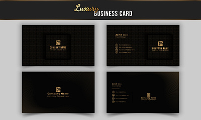 Luxury Business Card Template Design brand design brand identity branding business business card business card template corporate corporate design creative business card creative design design golden business card graphic design graphic designer luxurious business card luxurious design luxury business card luxury business card design luxury design template