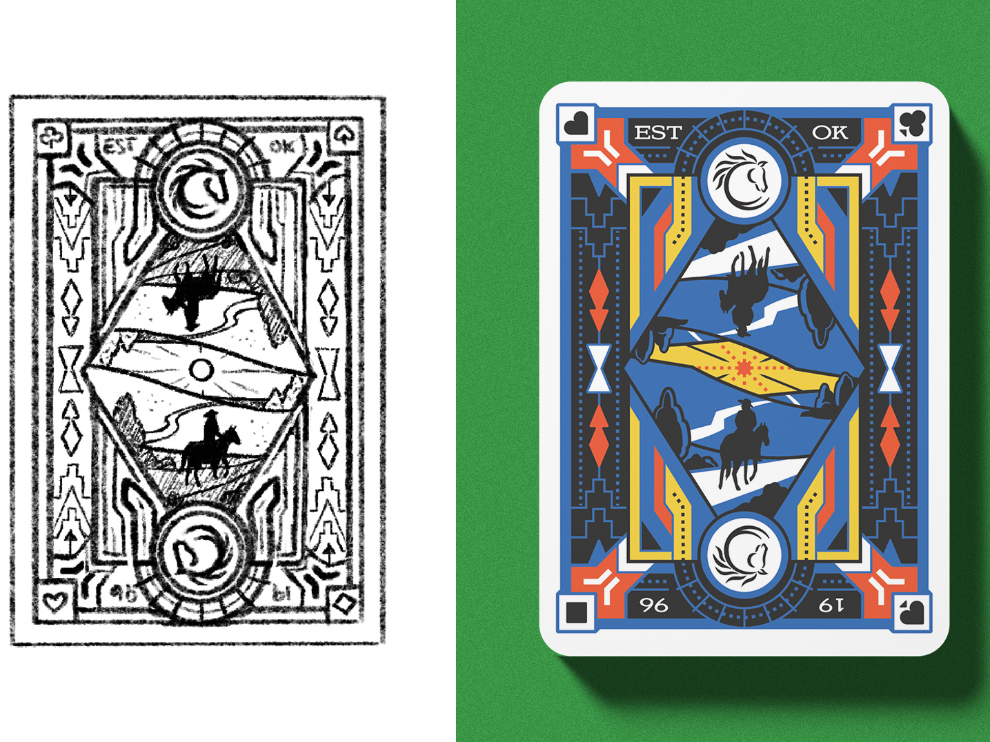 Poker Card Back Design by Sydni Nasada on Dribbble