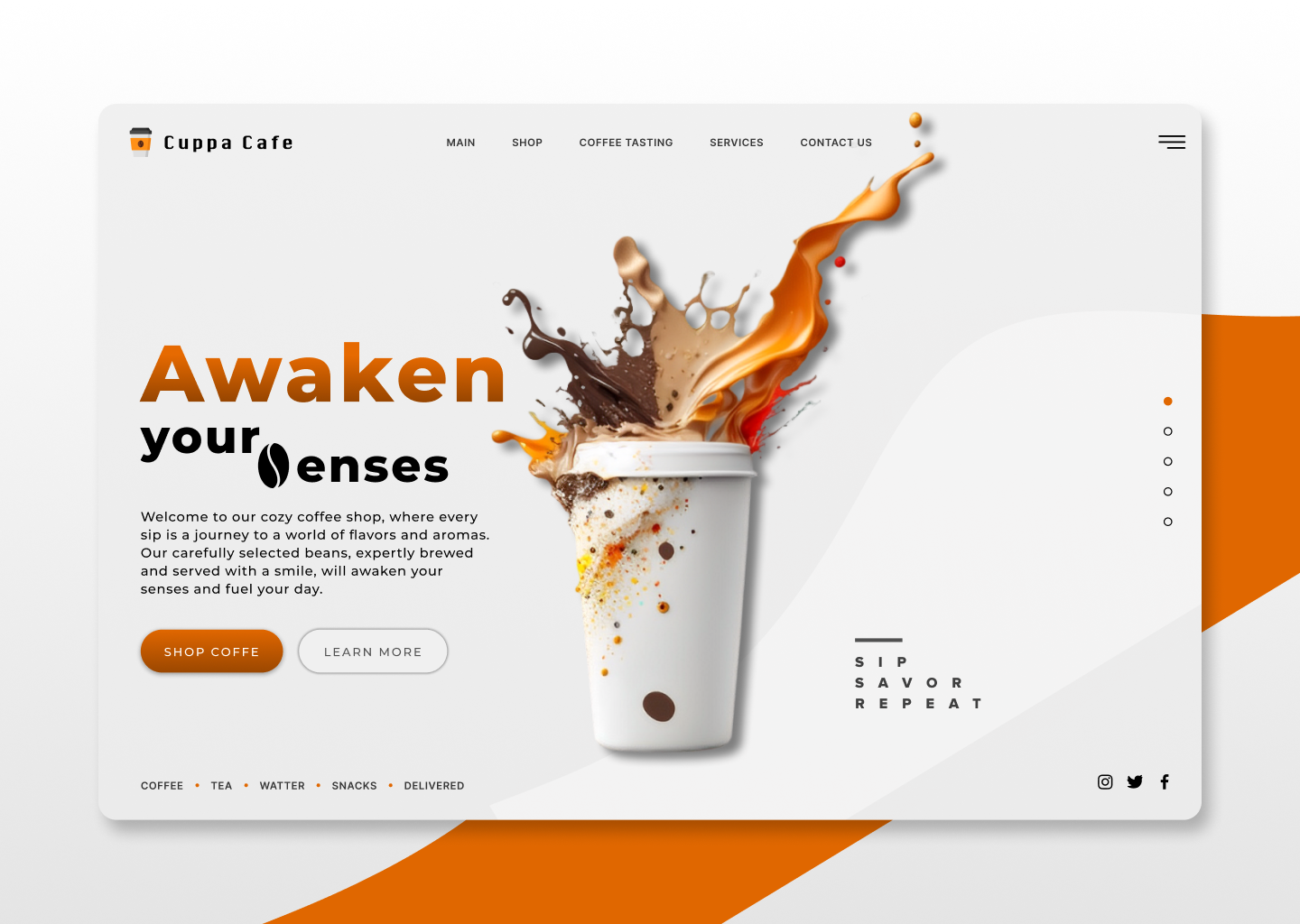 coffee-shop-website-design-by-vlad-klep-on-dribbble