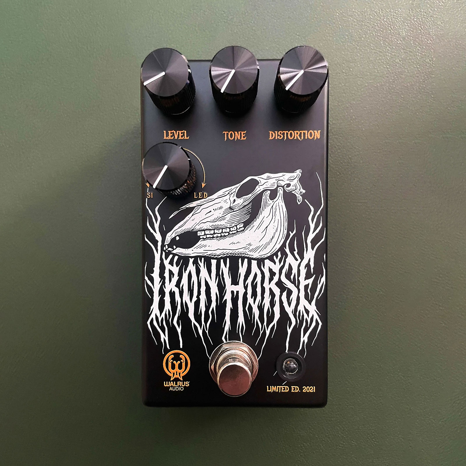 Iron Horse black metal death horse illustration lettering metal skull