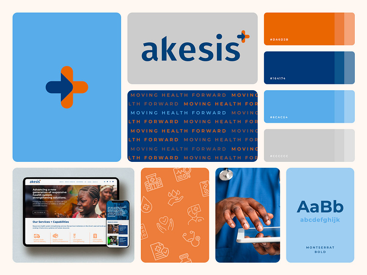 Healthcare Brand Identity by Claudia B. on Dribbble