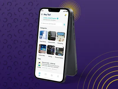 Tosko App - Connect with local helpers to get tasks done app app design branding errands figma freelance freelancer helper app mobile app mobile ui portfolio task task management task rabbit user experience user interface user interface design ux strategy