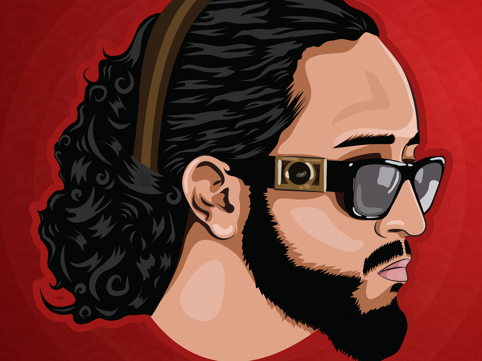 Rapper : Calm from seedhe maut’s Vector art (Illustration) by Rutvik ...