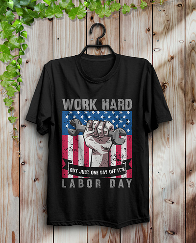 Labor Day T-Shirt Design day design fashion graphic design illustraor illustration labor t shirt typography worker
