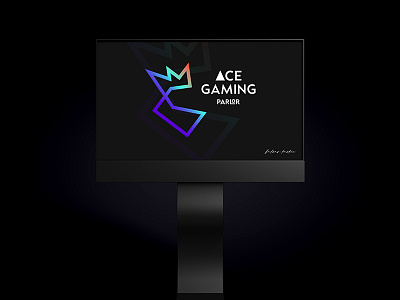 US Based Gaming Platform ace branding game gaming gaming logo gradient gradient logo graphic design illustration linear logo logodesign parlor platform vector logo