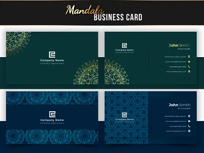 Luxury mandala business card design brand identity branding business card business card template business growth colorful business card coporate business card corporate visiting card graphic design graphic designer industrial design luxury business card luxury mandal mandala mandala business card mandala visiting card real estate visiting card visiting card template