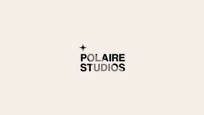 Polaire logo black branding business company design graphic design illustration light logo logofolio polaire portfolio ray shine star vector wordmark