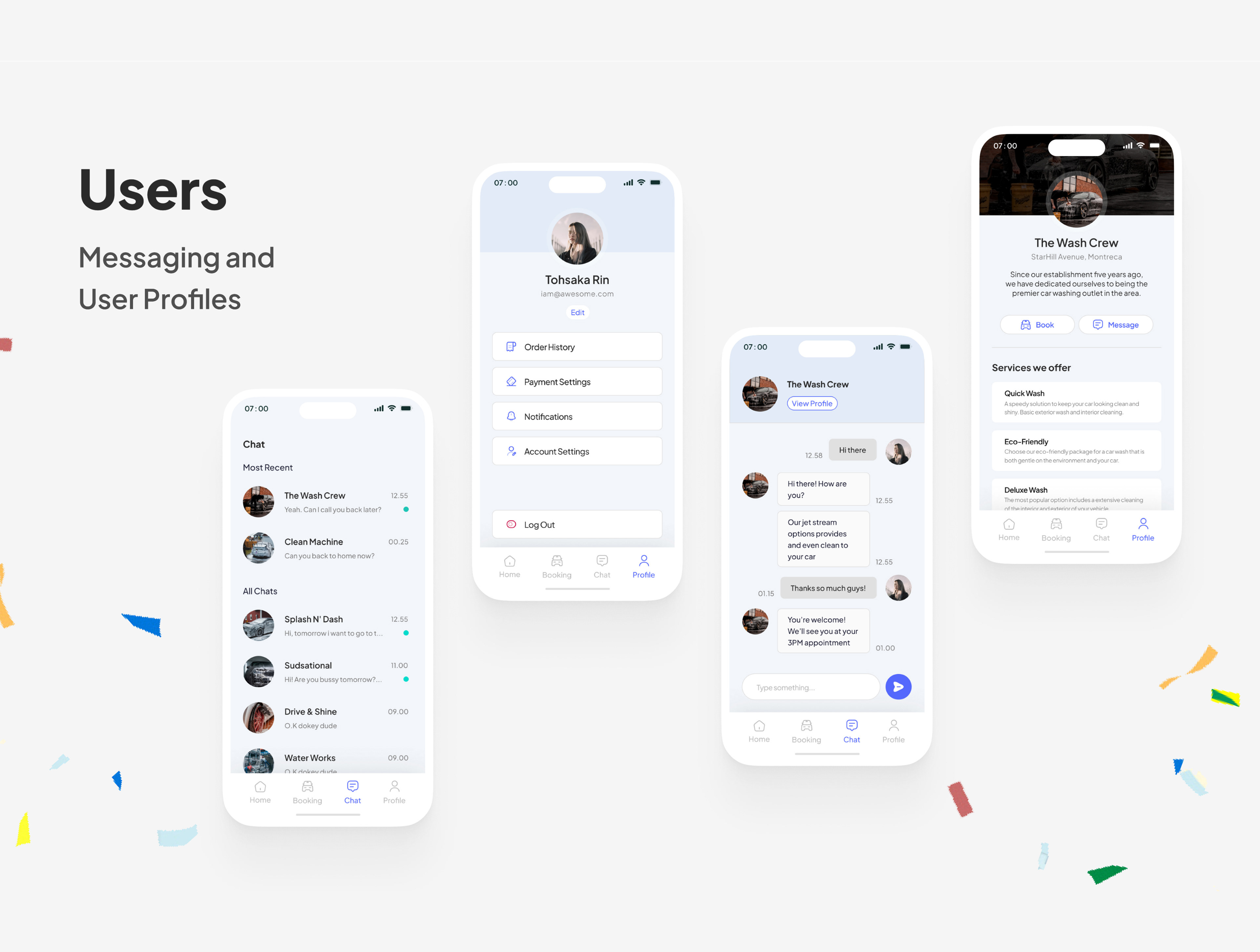Washify Car Wash Service App by Shakira Yanti on Dribbble