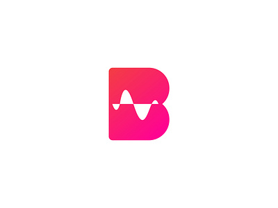 letter b audio spectrum logo design concept | MD Mahfuj abstract logo app logo audio software audio spectrum logo design branding creative logo flat for sale gradient logo gradient path icon symbol design illustration letter b logo design logo logo design modern logo print simple logo design unused vector