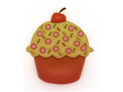 cake muffin plugin illustration eat 3d 3d graphic adobe animation art branding cake create design grafik graphic design illustration illustrator motion graphics muffin photoshop pictures plugin simple vector