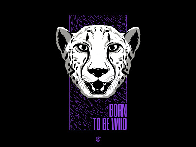 Cheetah 2d animal apparel cheetah digital drawing drawing illustration leopard procreate tiger tshirt design wild cat