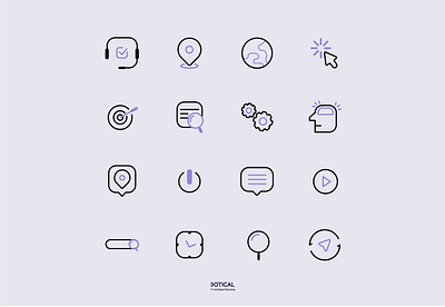 Icon set branding design graphic design icon ui ux