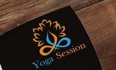 yoga logo brand identity branding design graphic design heath care illustration logo ui unique logo ux vector yoga logo