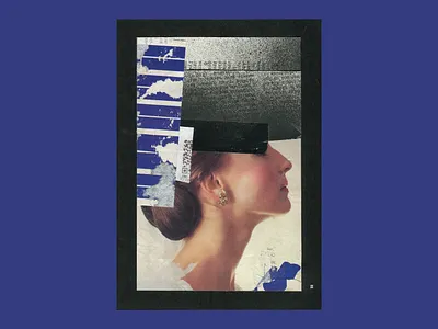 Grace abstract art collage collages girl illustration martovsky paper коллаж