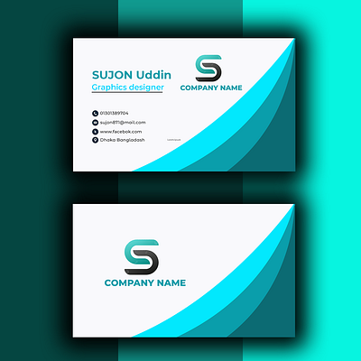 business card animation app branding business card crad desgin desigb design graphic design illustration logo new design sujon