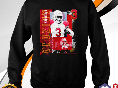 Budda Baker Football Paper Poster Cardinals 3 Long Sleeve T-Shirt