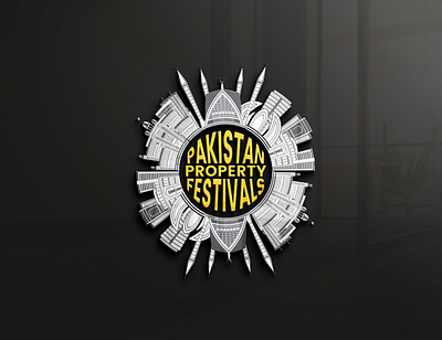 Logo Design for Pakistan Property Festivals festivals logo logo design pakistan property festival property festival logo