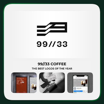 99//33 - The coffee shop branding graphic design logo